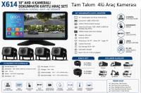 INOX-X614 10İNÇ AHD 4 KAMERALI DOKUNMATİK KAYITLI ARAÇ SETİ 10